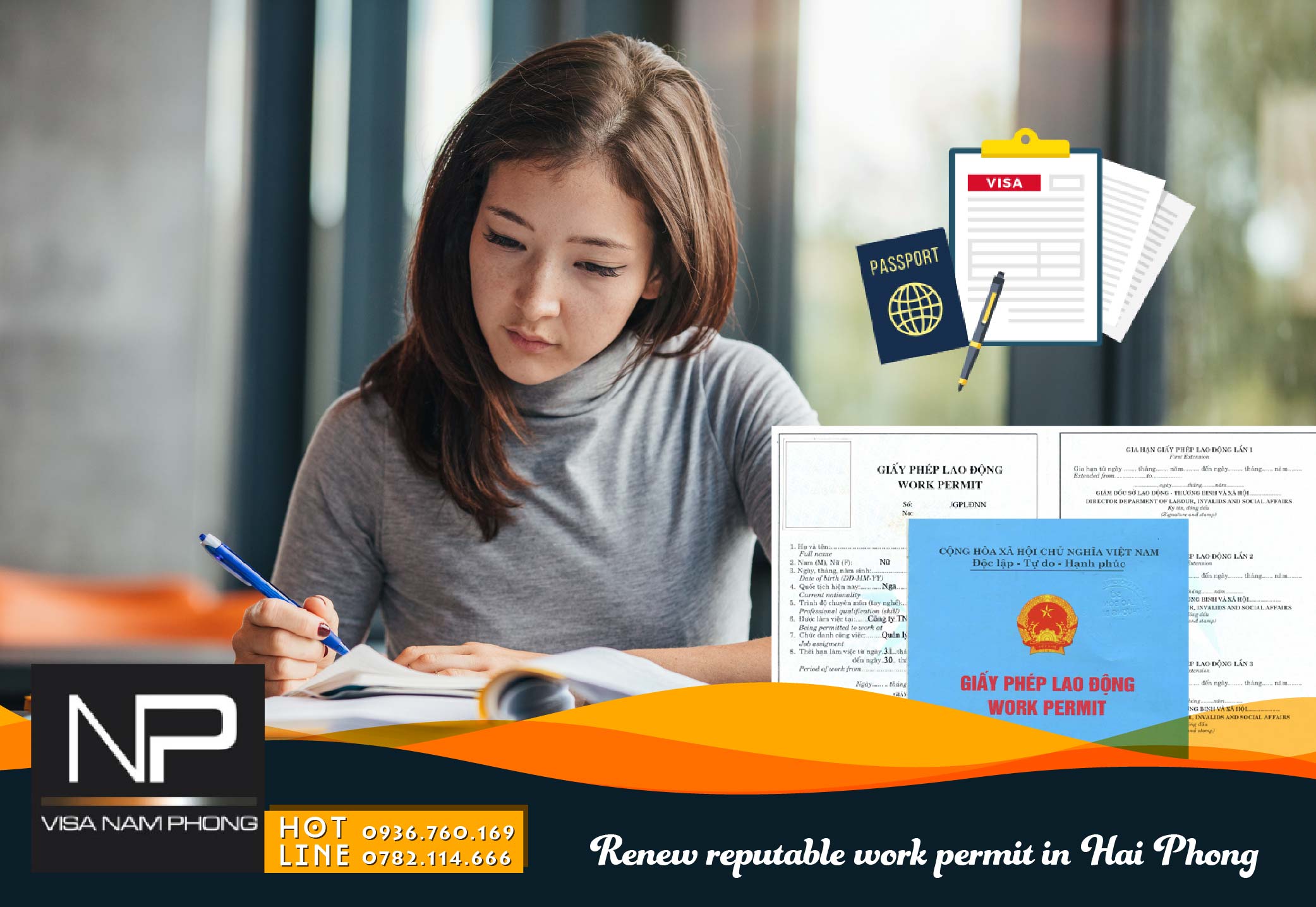Renew reputable work permit in Hai Phong