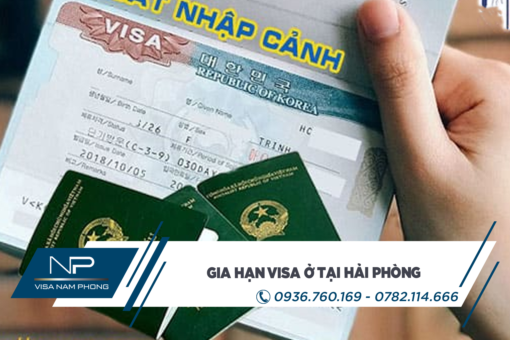 Gia hạn Visa ở tại Hải Phòng	