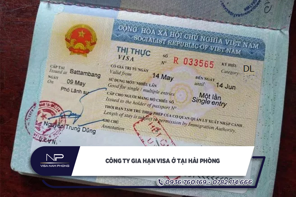 Công ty gia hạn visa ở tại Hải Phòng