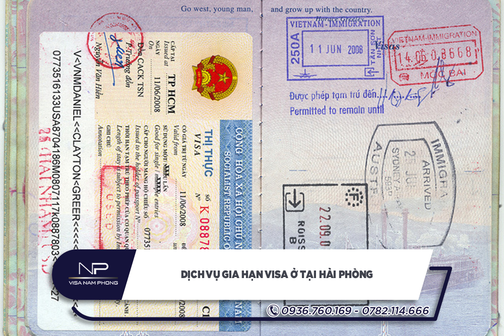 Dịch vụ gia hạn visa ở tại Hải Phòng tháng 10/2021