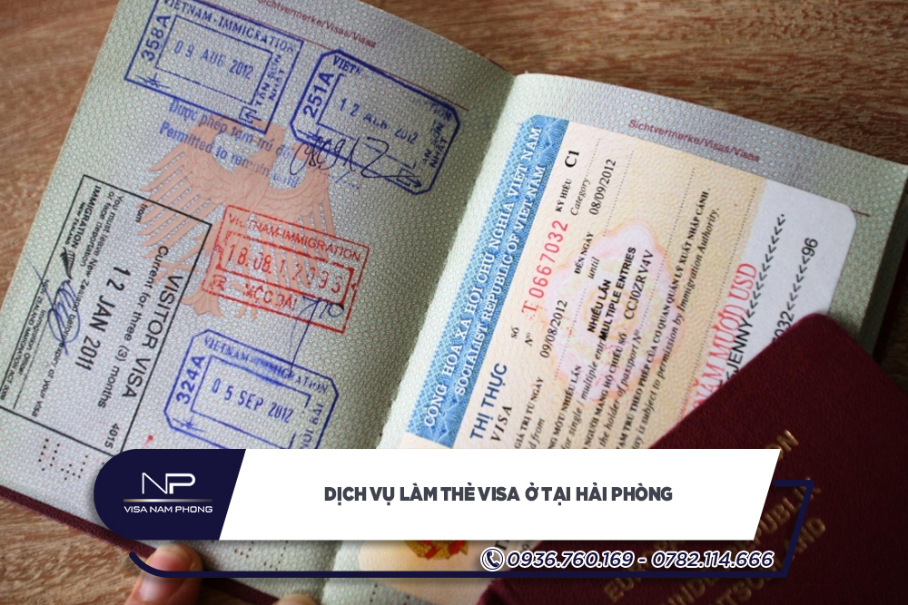 Dịch vụ làm thẻ visa ở tại Hải Phòng