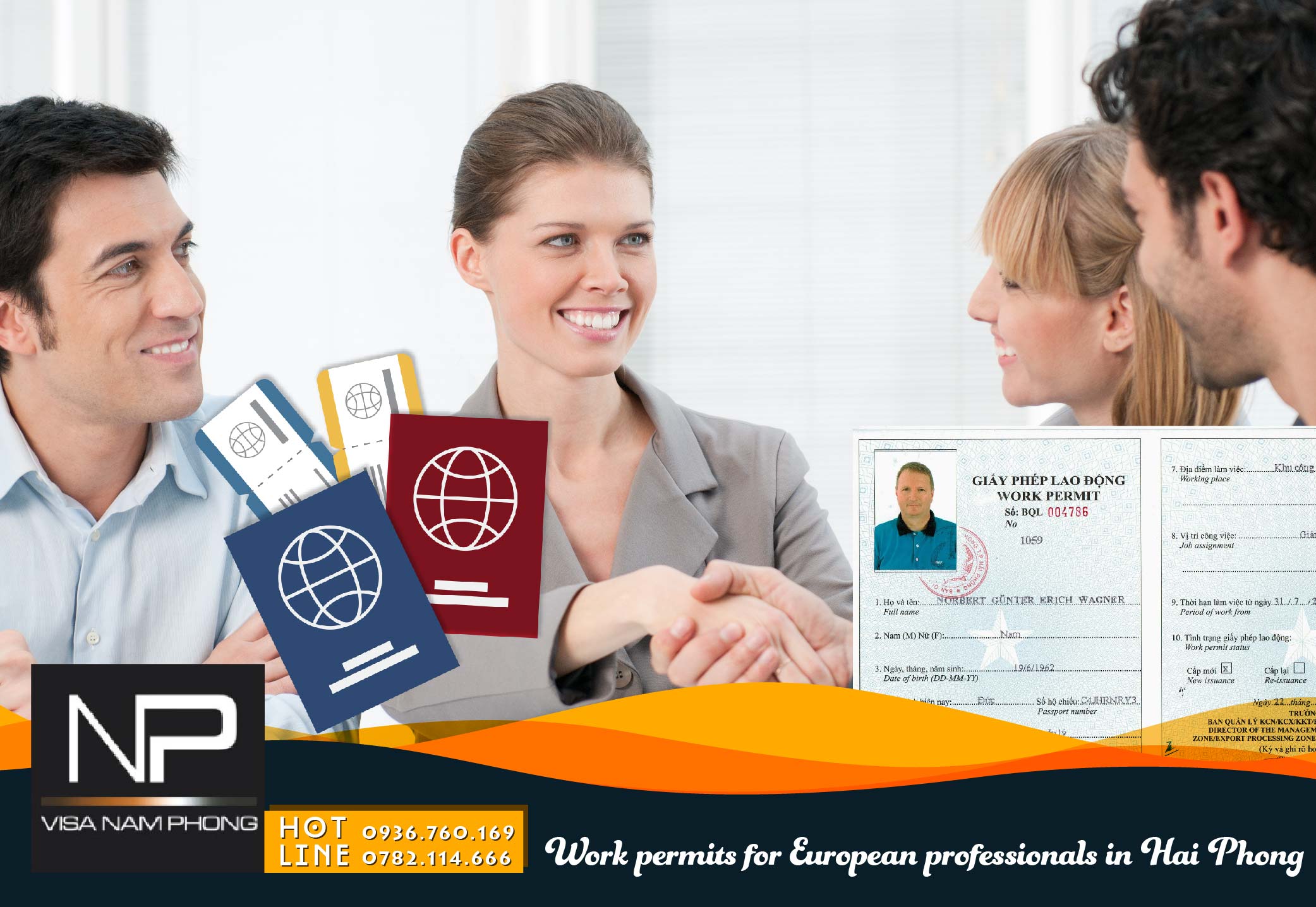 Work permits for European professionals in Hai Phong